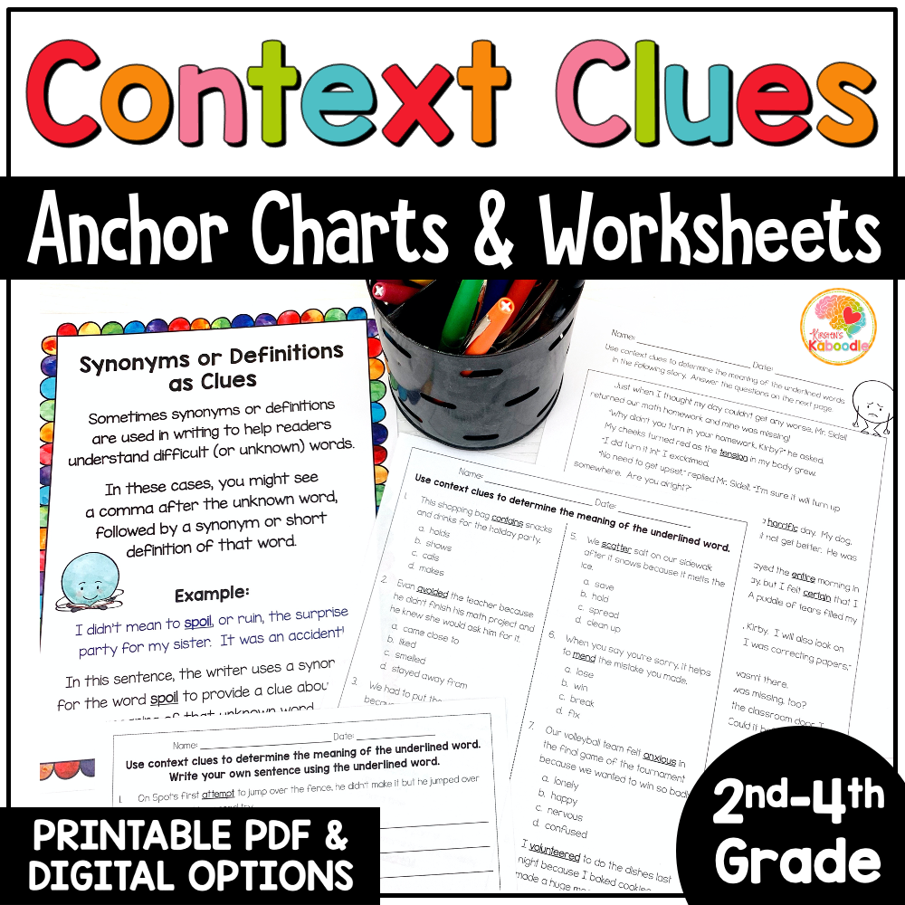 context-clues-worksheets