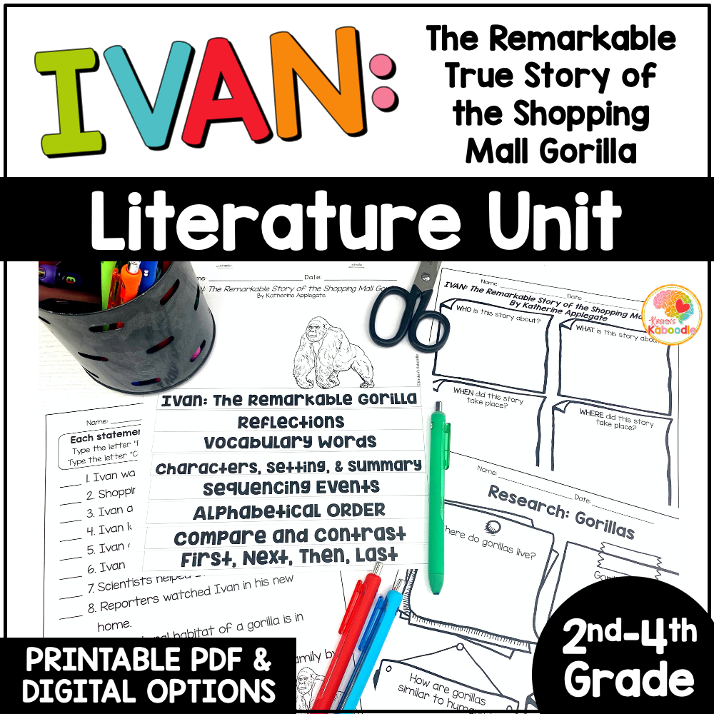 ivan-the-remarkable-true-story-of-the-shopping-mall-gorilla-activities-2nd-grade