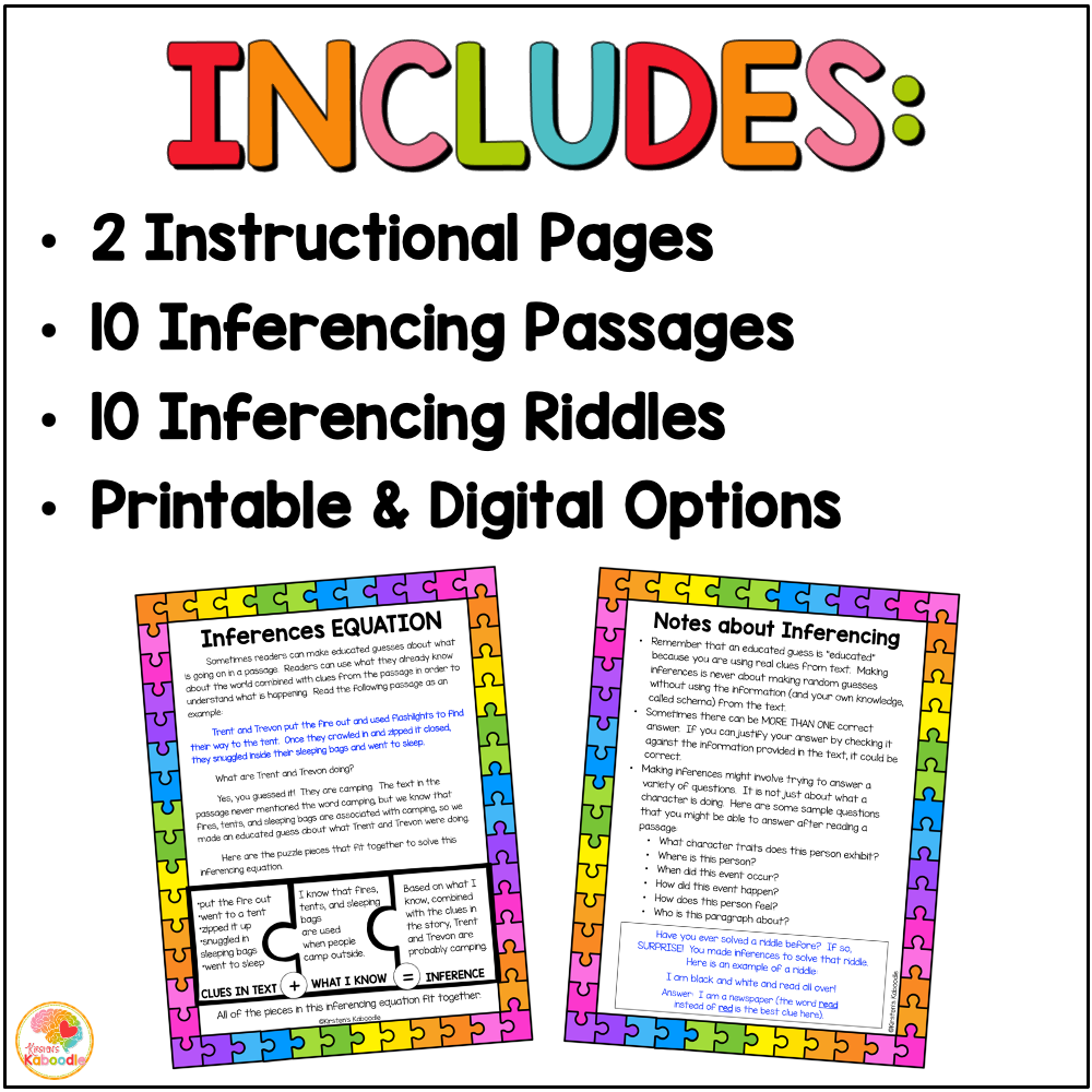 making-inferences-worksheets