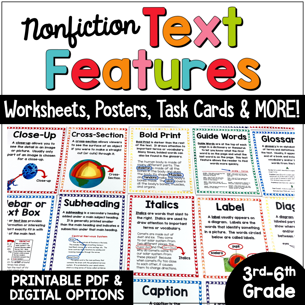 nonfiction-text-features-activities