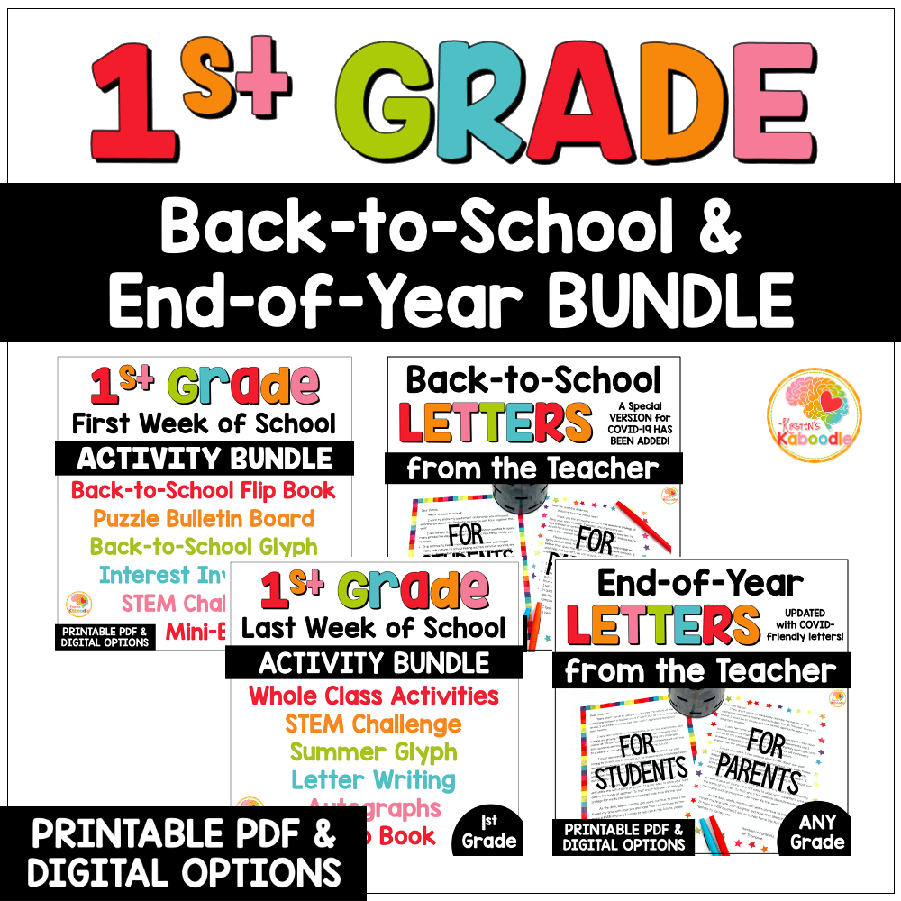 1st-grade-back-to-school-and-end-of-year-activities