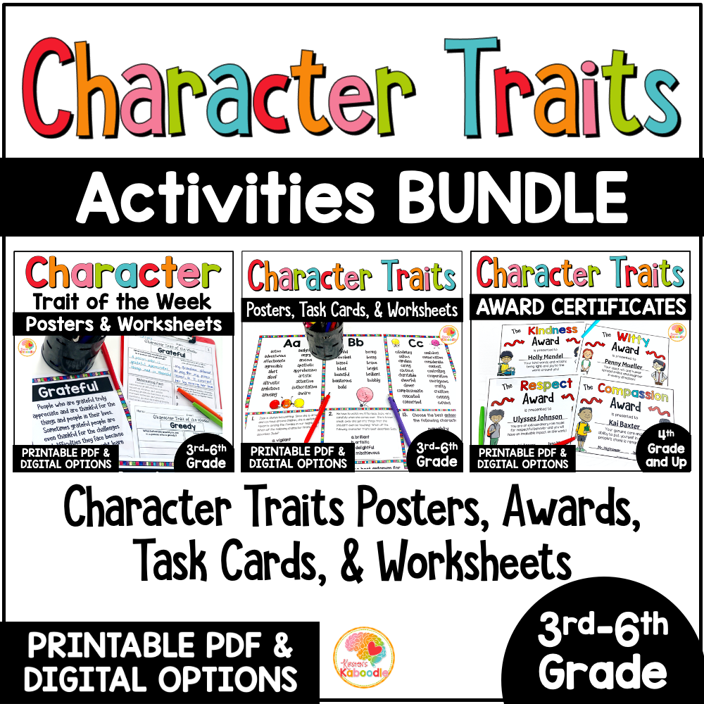character-traits-activities-bundle