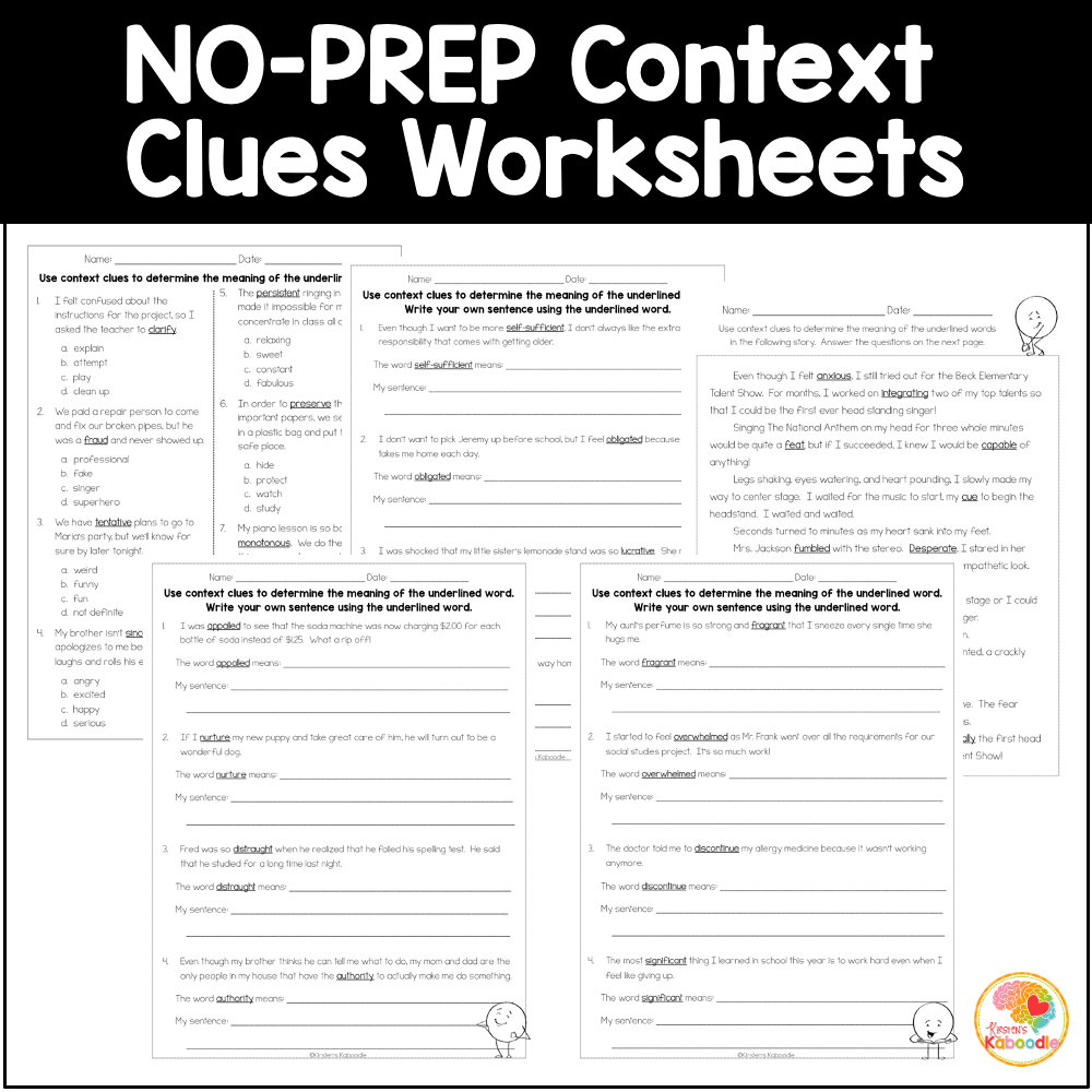 context-clues-worksheets-4th-grade