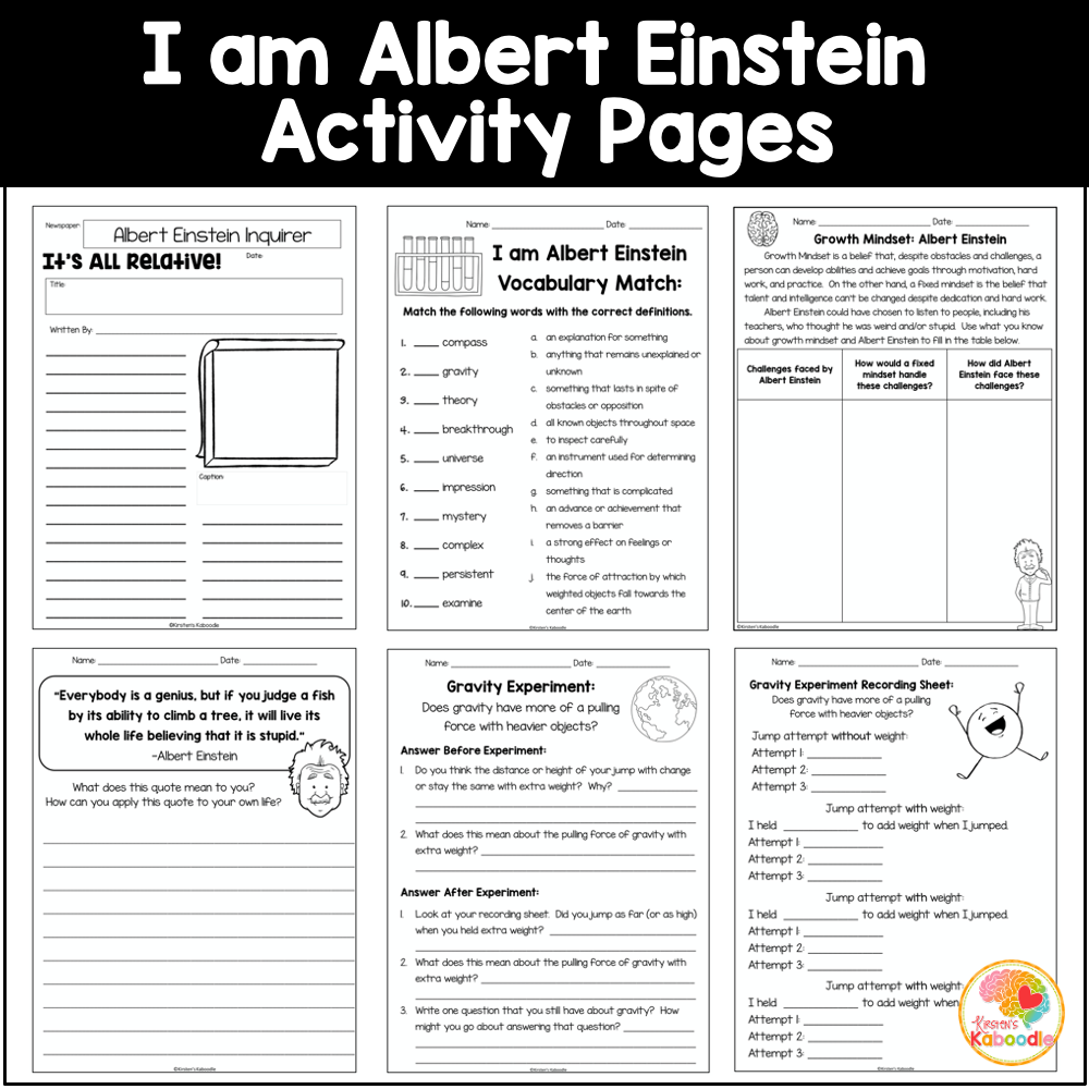 i-am-albert-einstein-activities-4th-grade