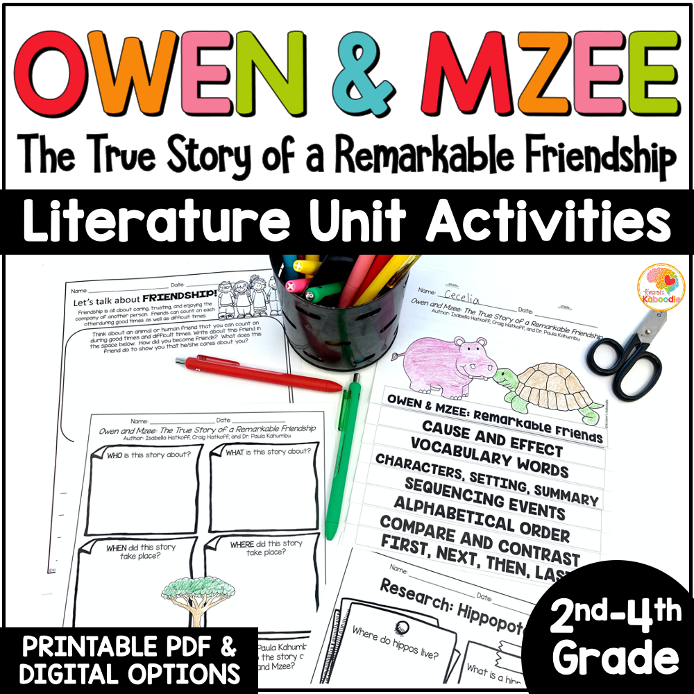 owen-and-mzee-activities-literature-unit