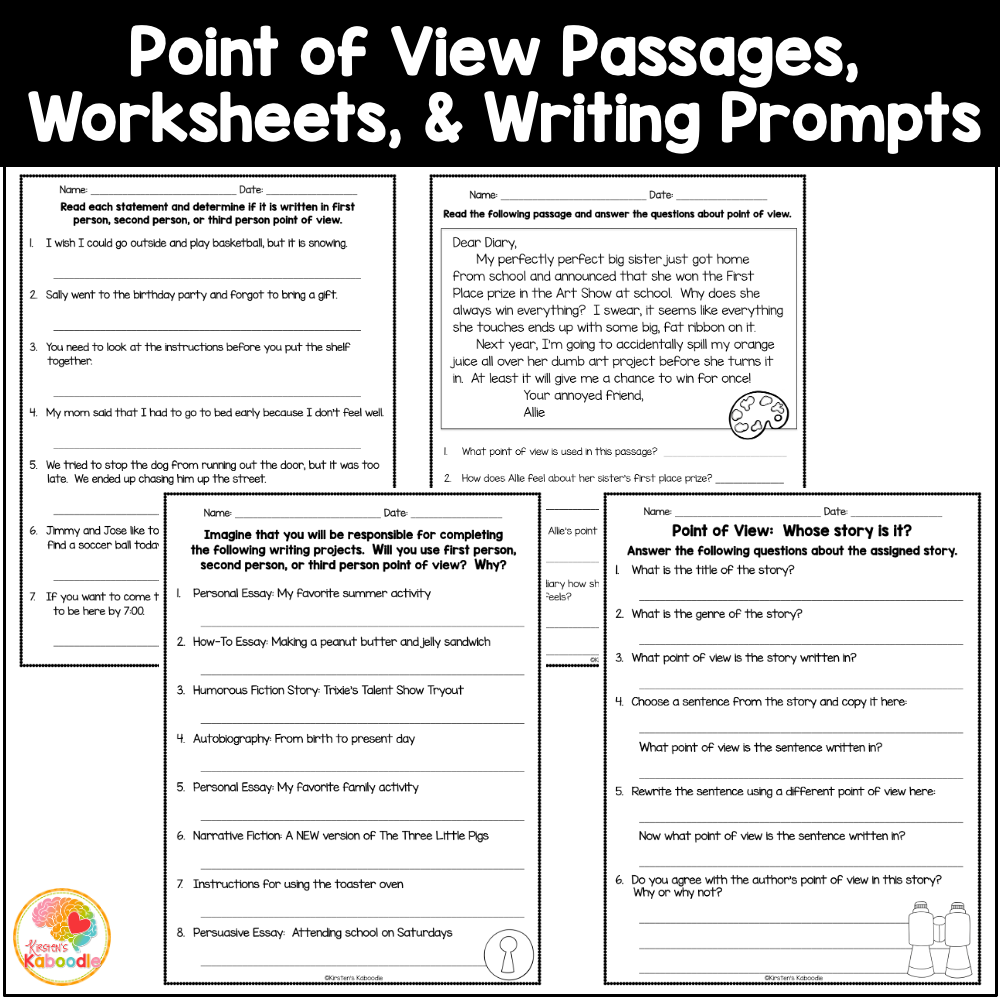point-of-view-worksheets-anchor-charts-3rd-grade