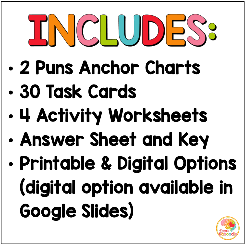 puns-task-cards-and-anchor-charts-3rd-grade