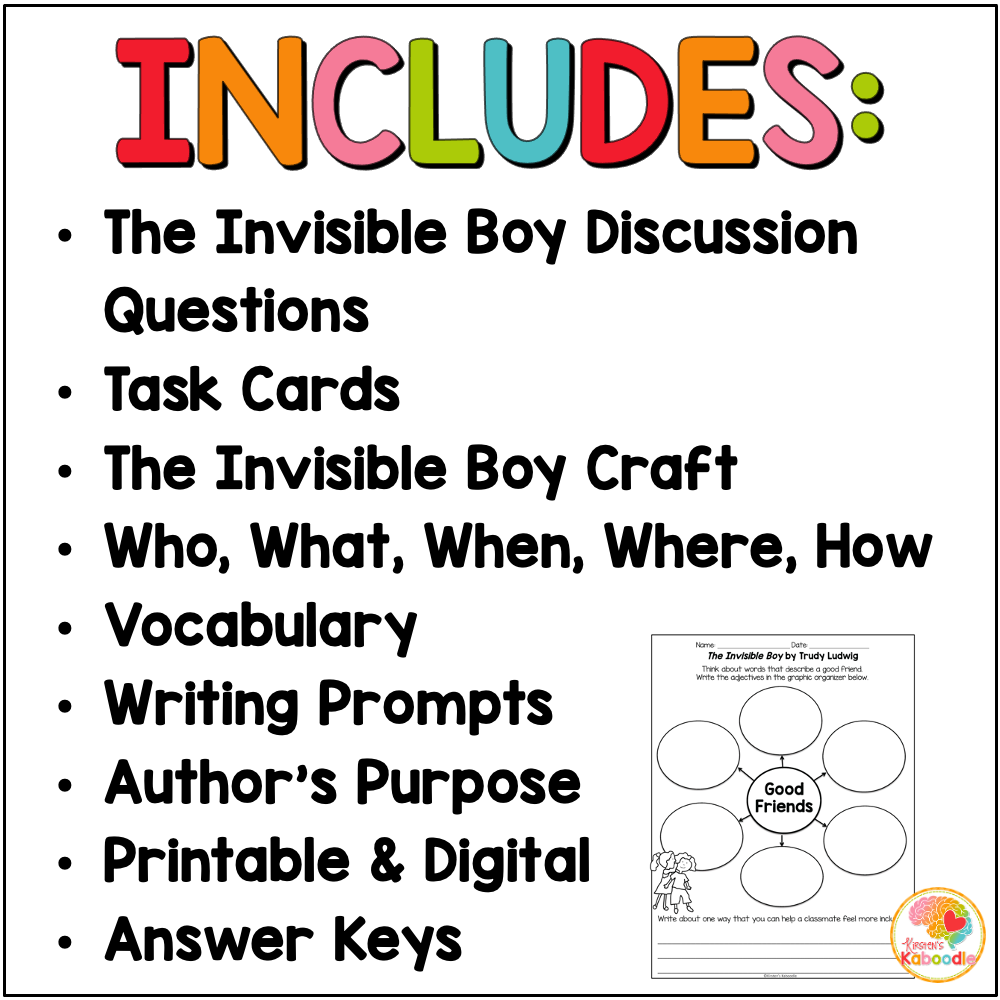 the-invisible-boy-activities-1st-grade