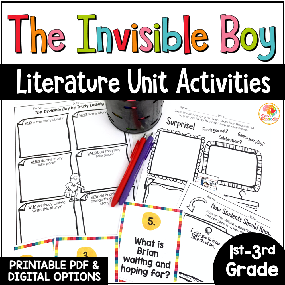 the-invisible-boy-activities
