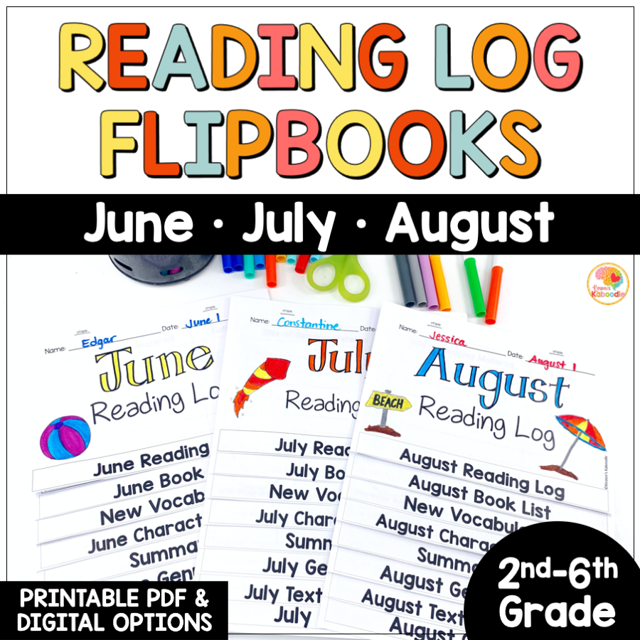 fun-summer-reading-log-flip-book