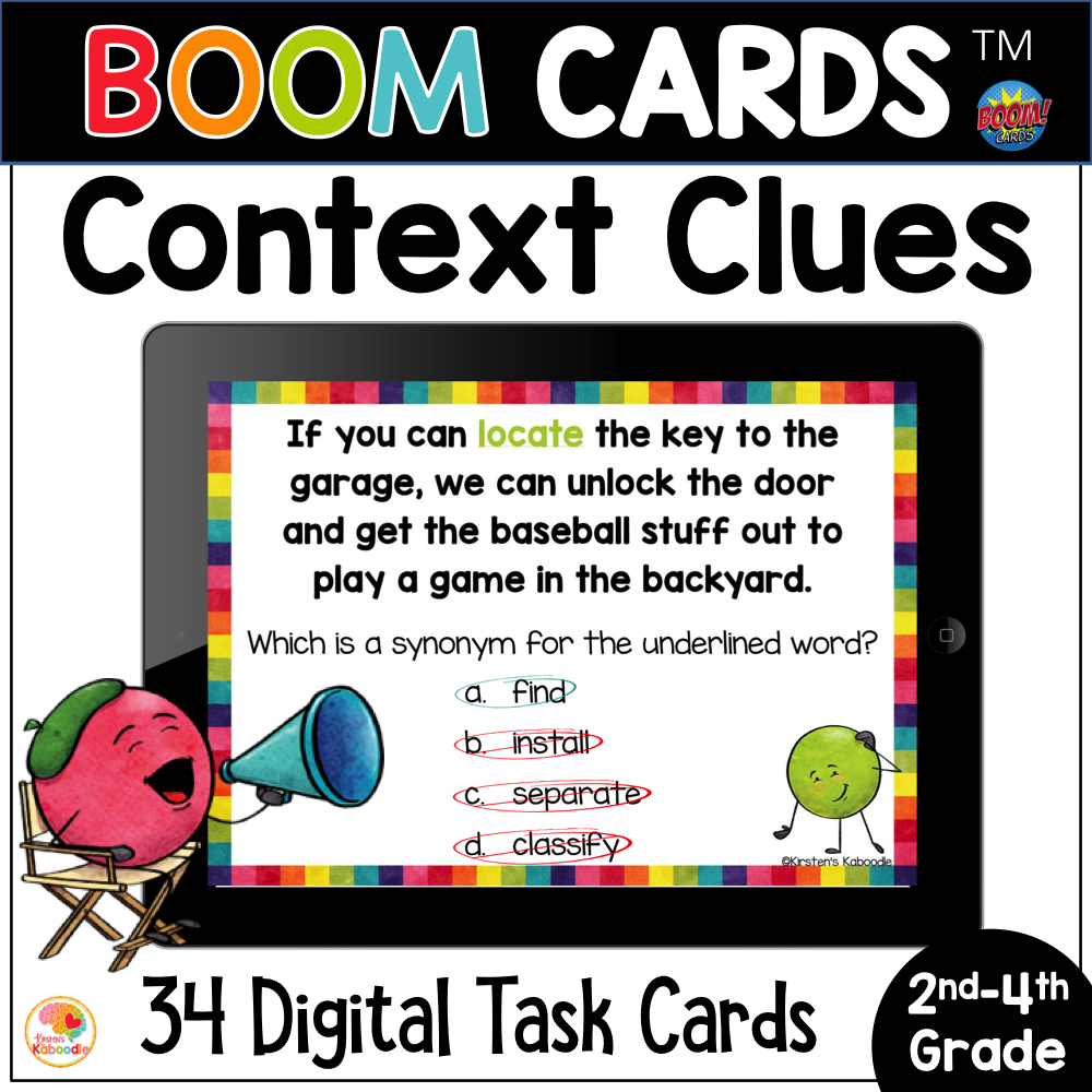context-clues-boom-cards-2nd-grade