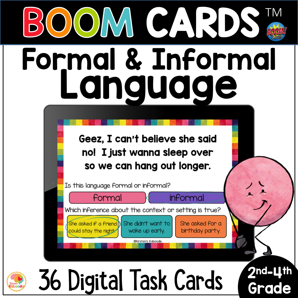 formal-and-informal-language-boom-cards