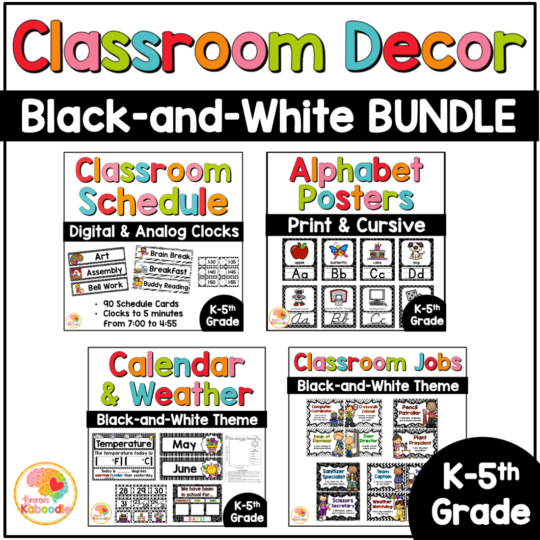 black-and-white-classroom-decor-bundle