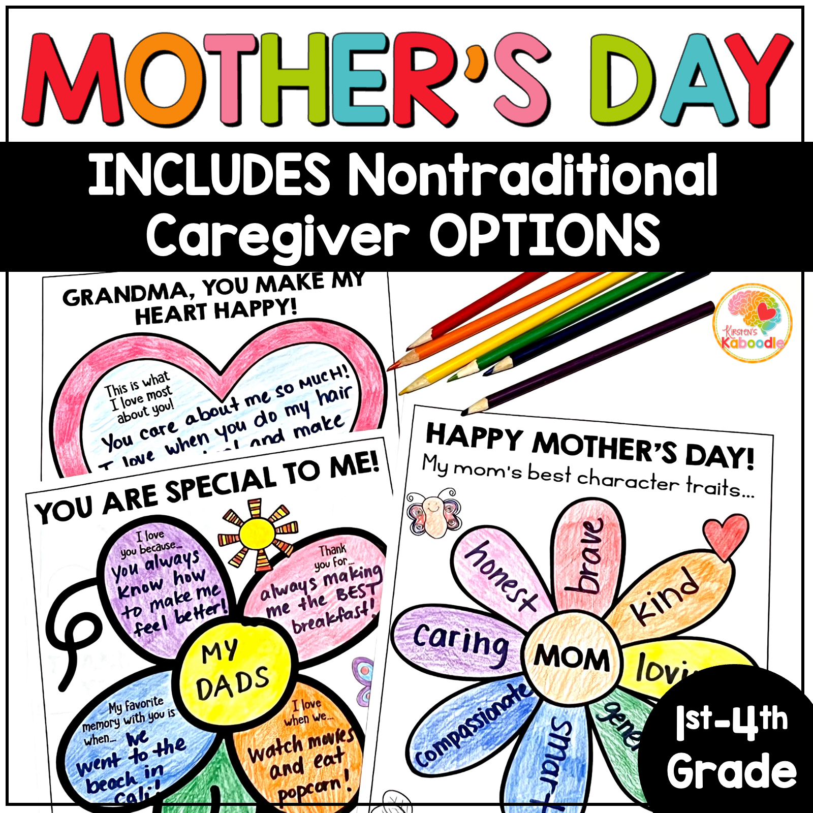 Inclusive Mother's Day Activity Message: Includes Nontraditional Caregiver or Guardian Options