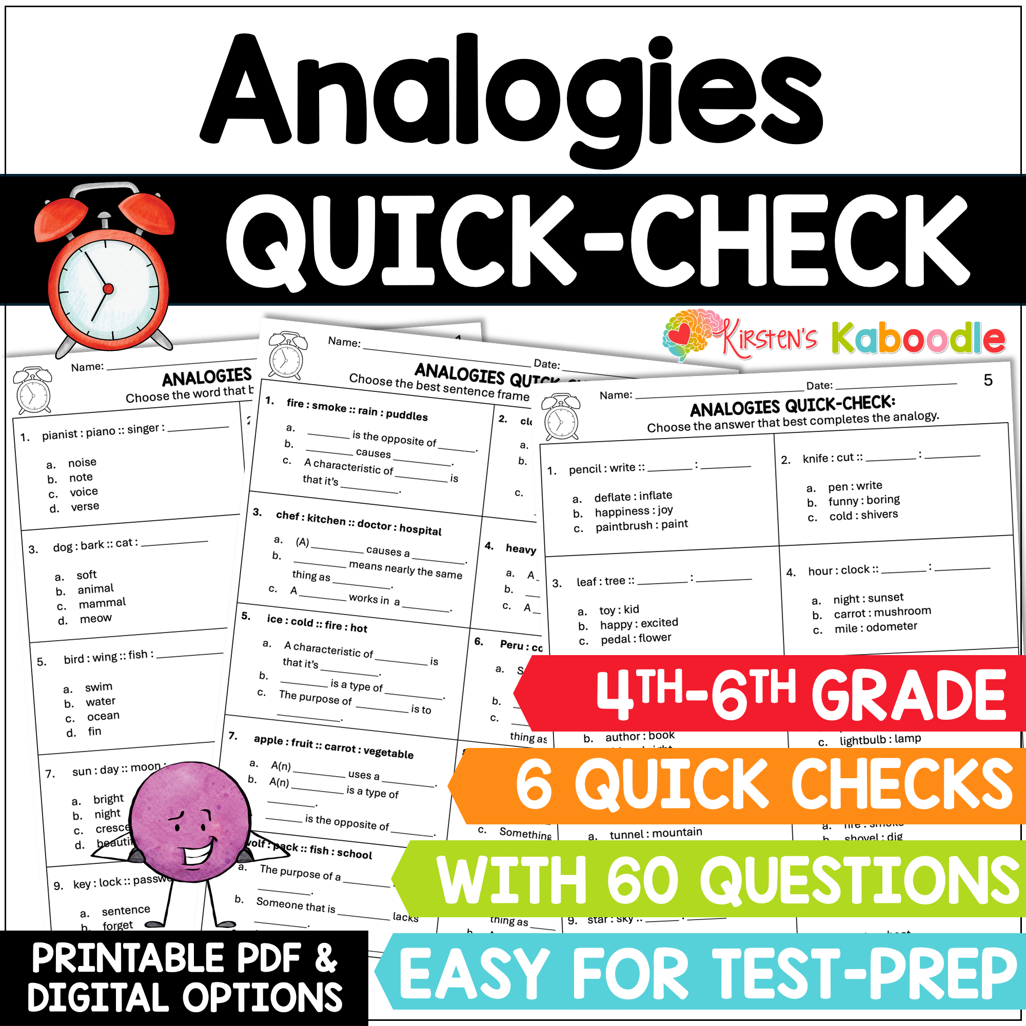 analogies-worksheets-review-test-prep