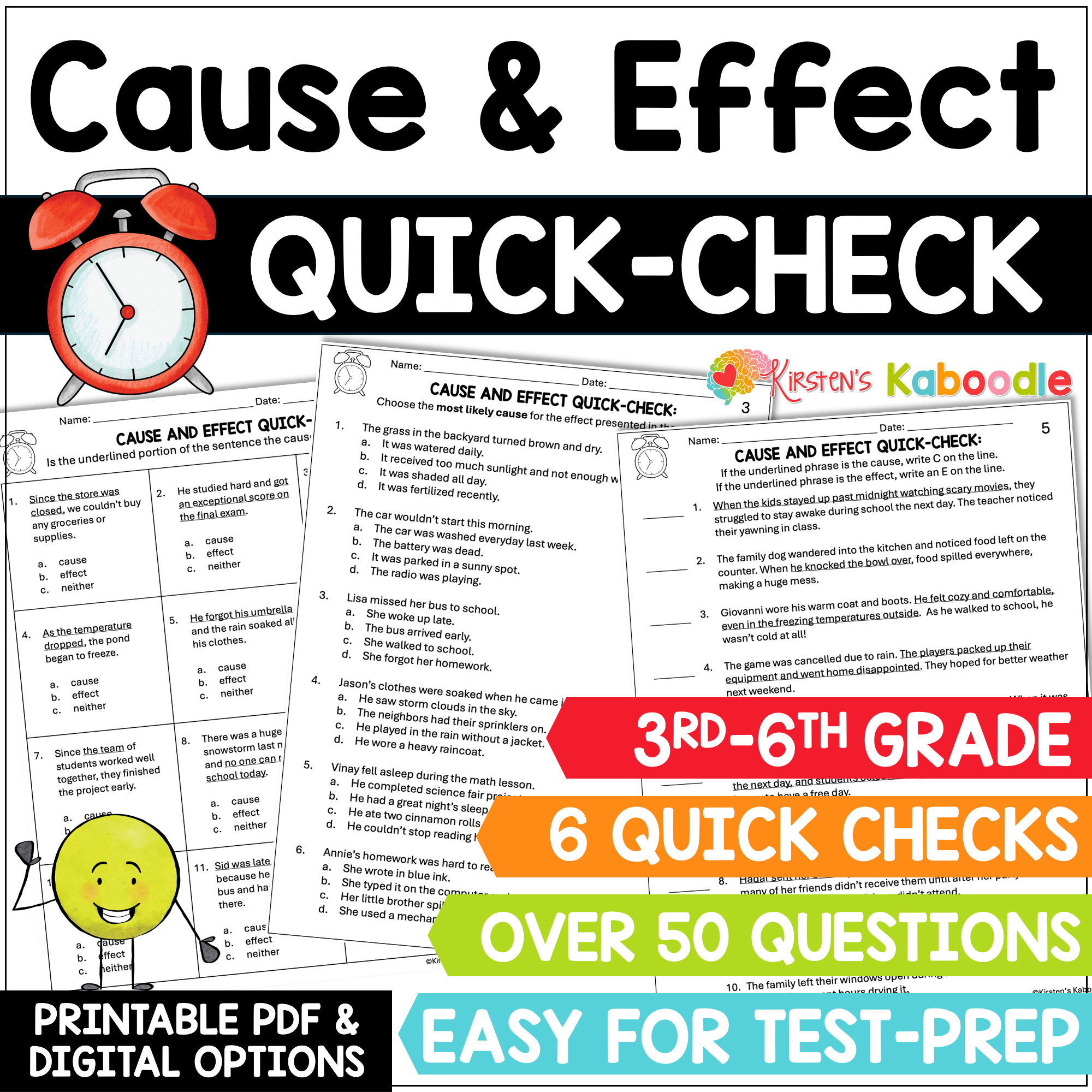 cause-and-effect-test-prep-worksheets-review