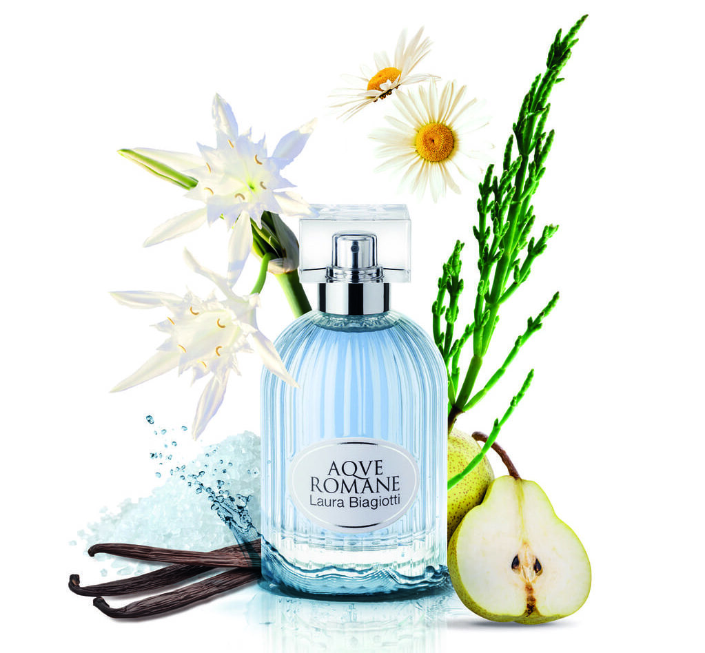 Laura Biagiotti Rubus Maris, nuovo profumo donna 2025 della collezione Aqve Romane