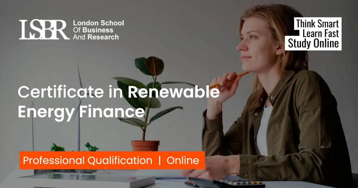 Certificate in Renewable Energy Finance