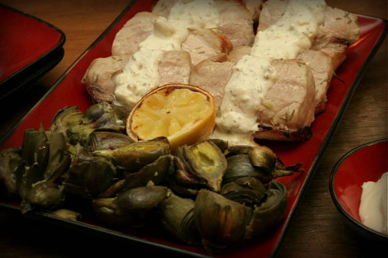 Rosemary Lemon Pork Chops