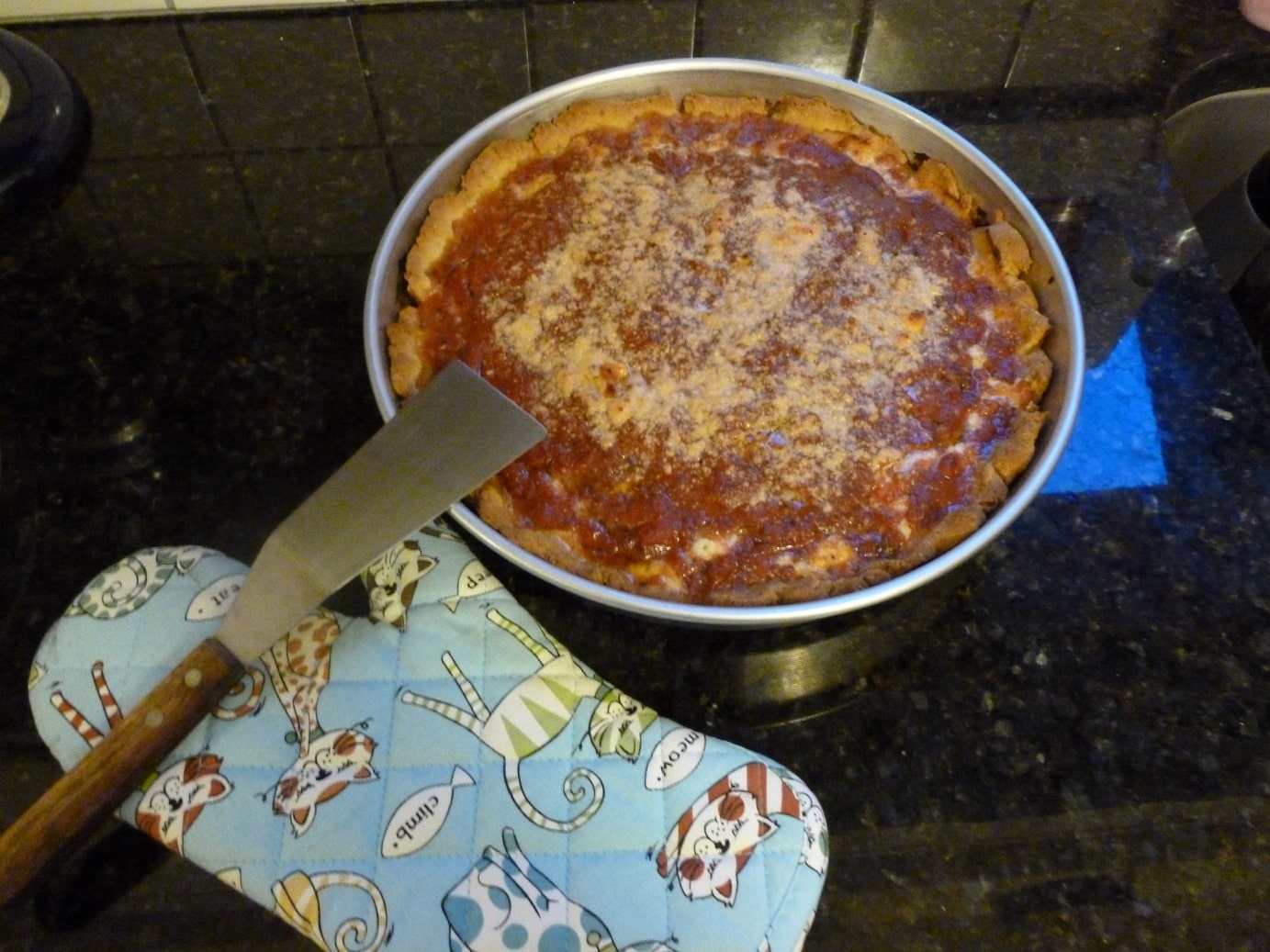 Gluten-Free Deep Dish Pizza