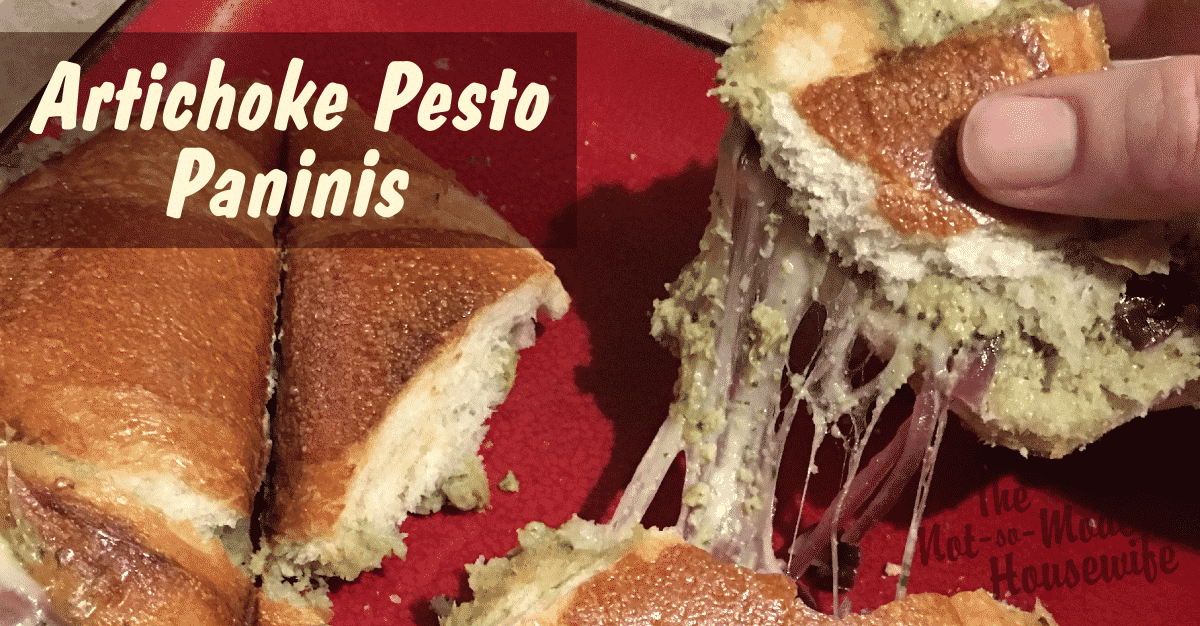 Artichoke Pesto Panini Sandwich Recipe