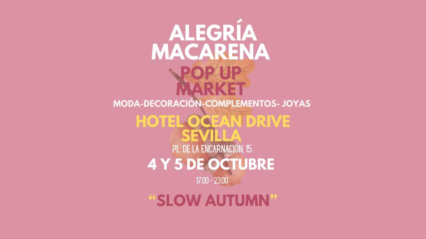 <span data-no-translation>Pop Up Market Alegría Macarena in Ocean Drive Seville</span>