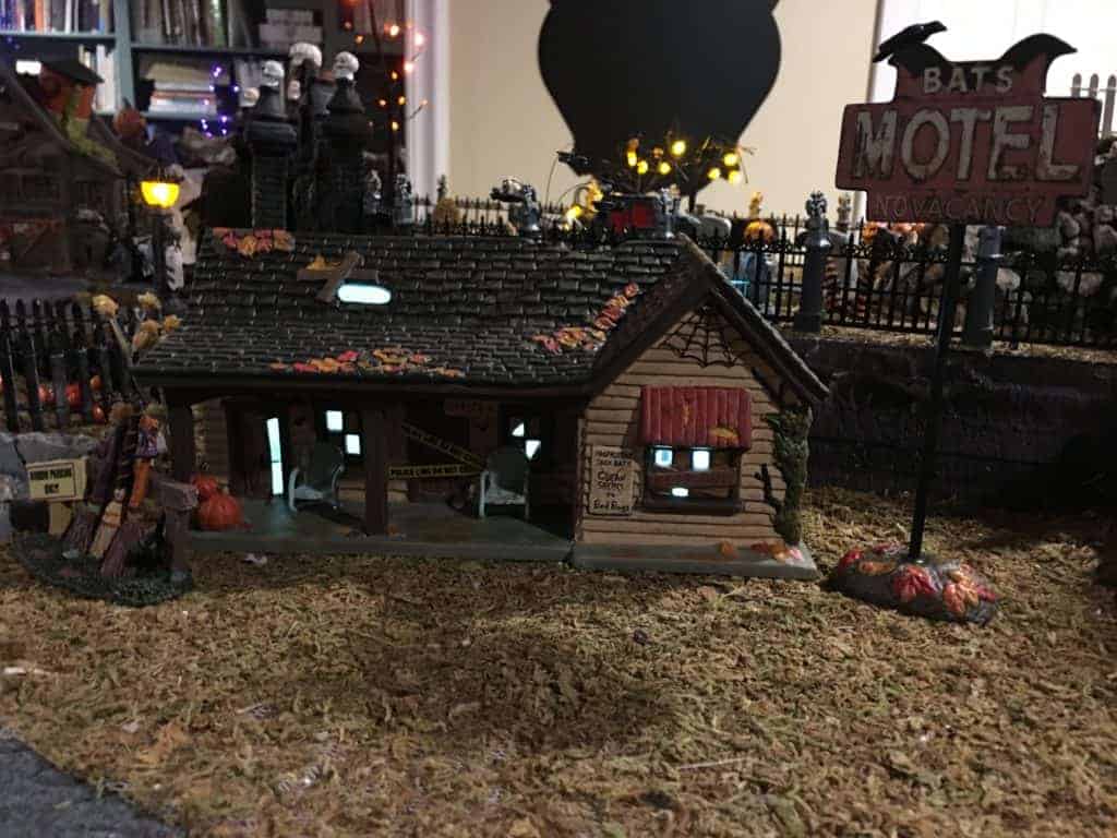 spooky Halloween village