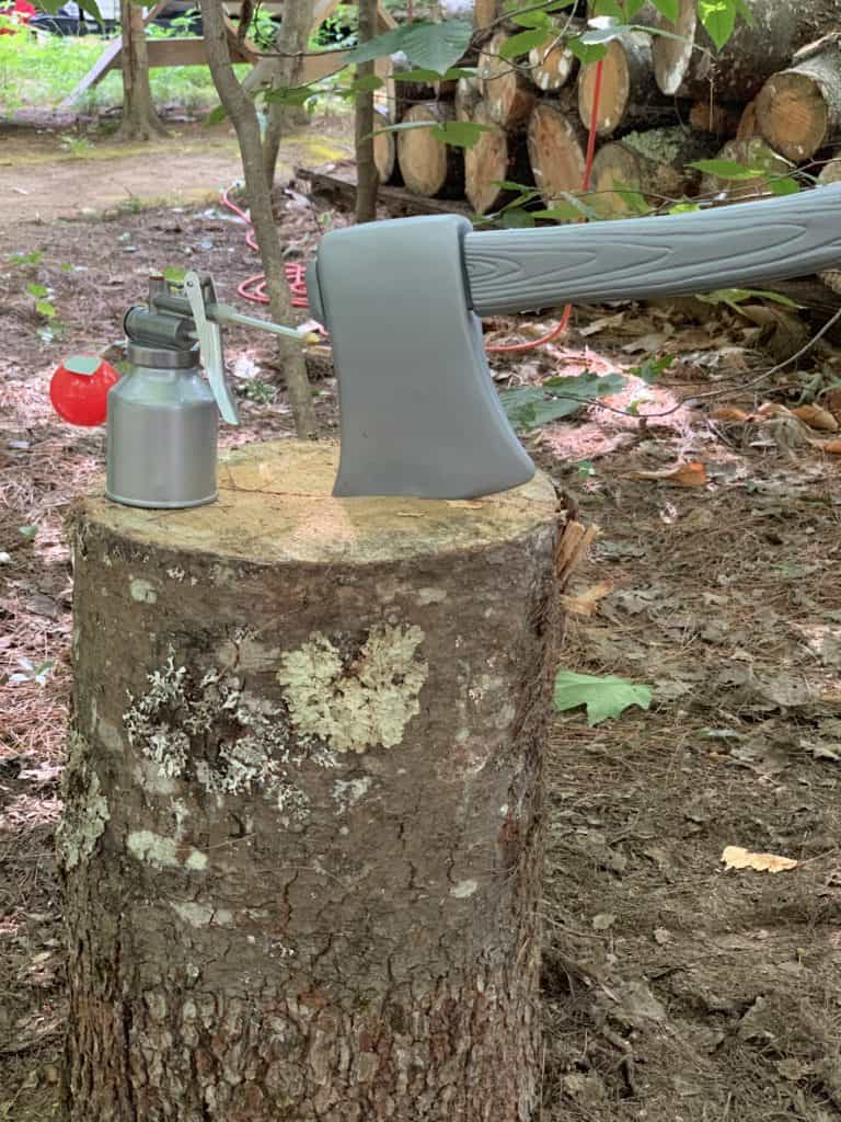 halloween camping tin man