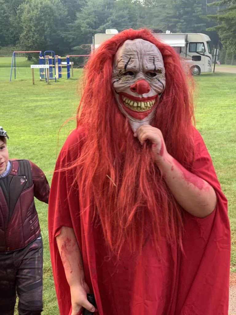 halloween camping costume parade