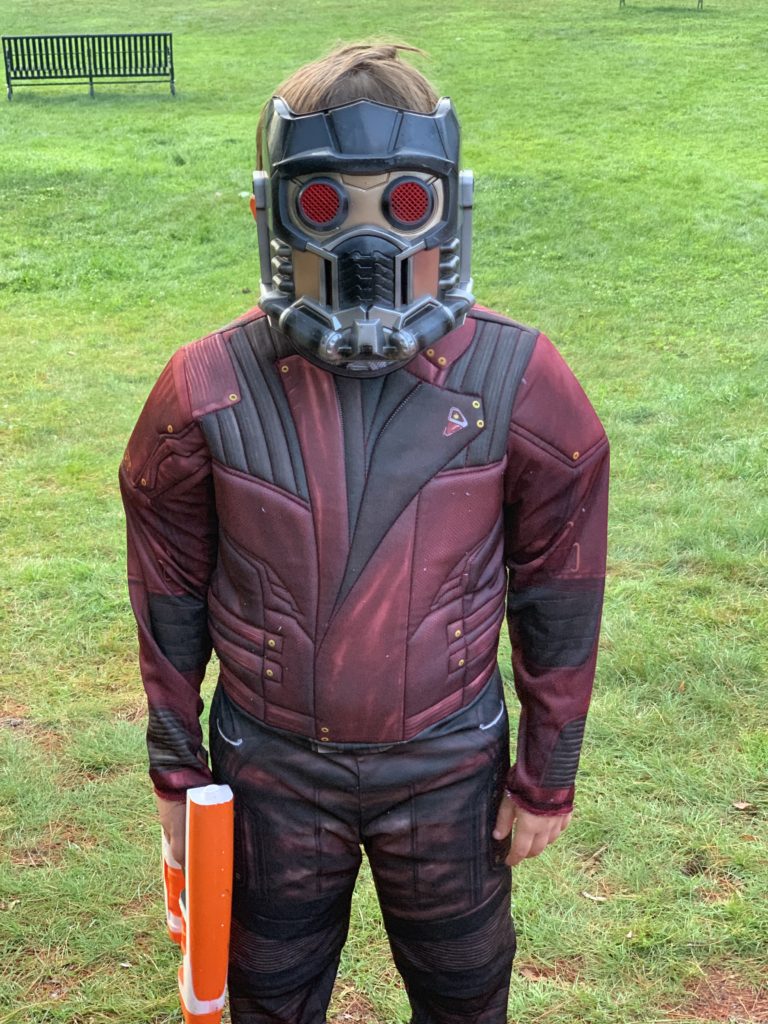 halloween camping costume parade