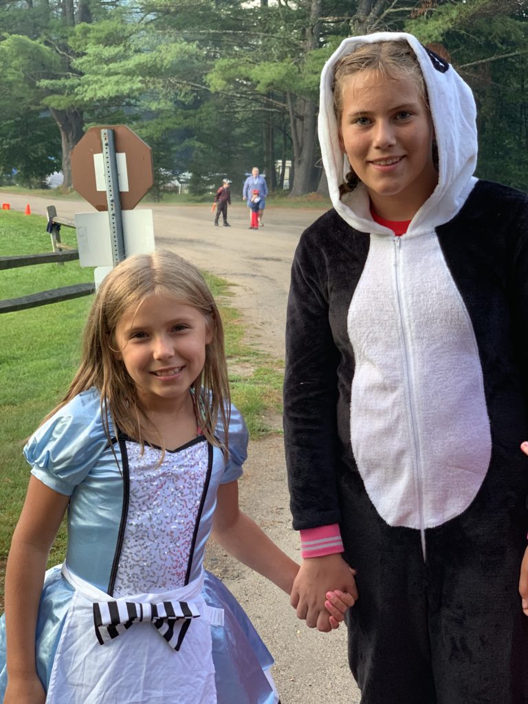 halloween camping costume parade