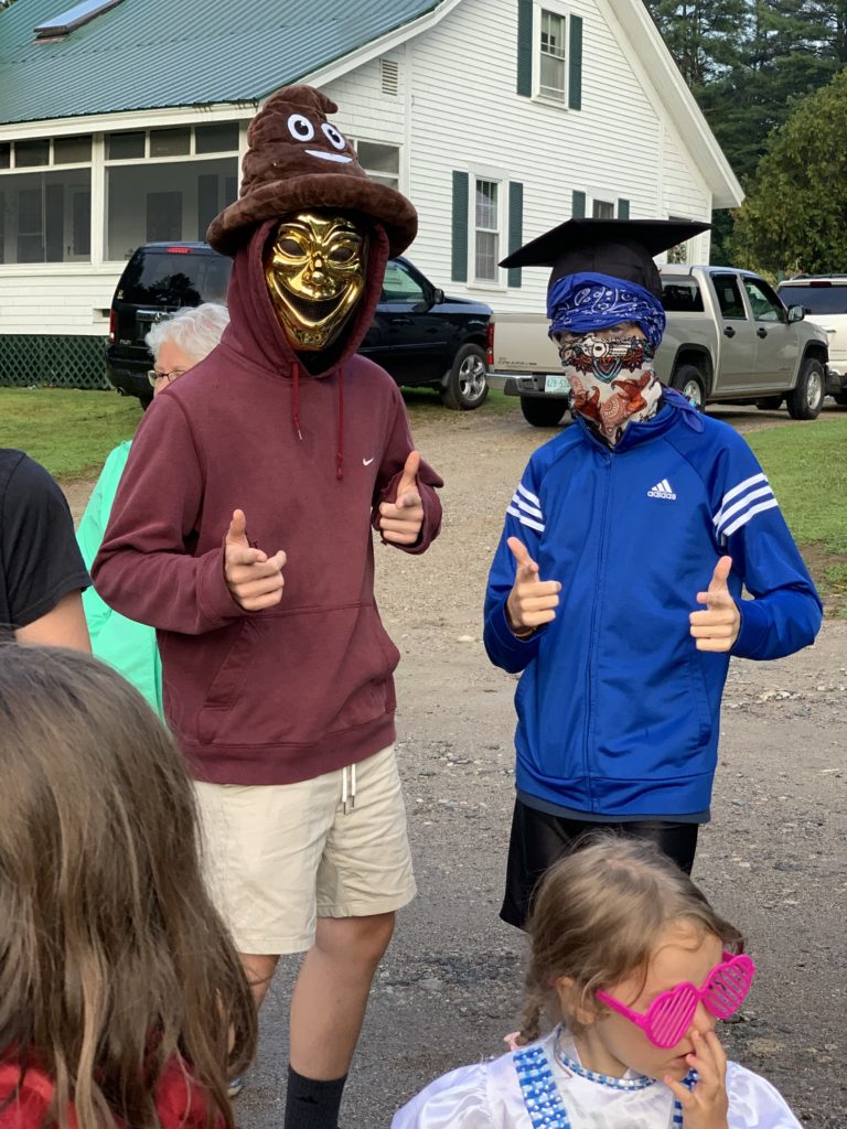 halloween camping costume parade