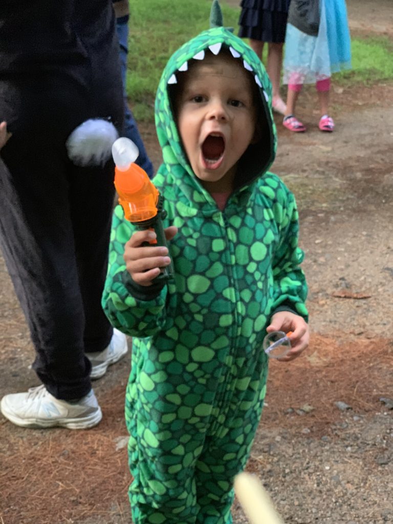 halloween camping costume parade