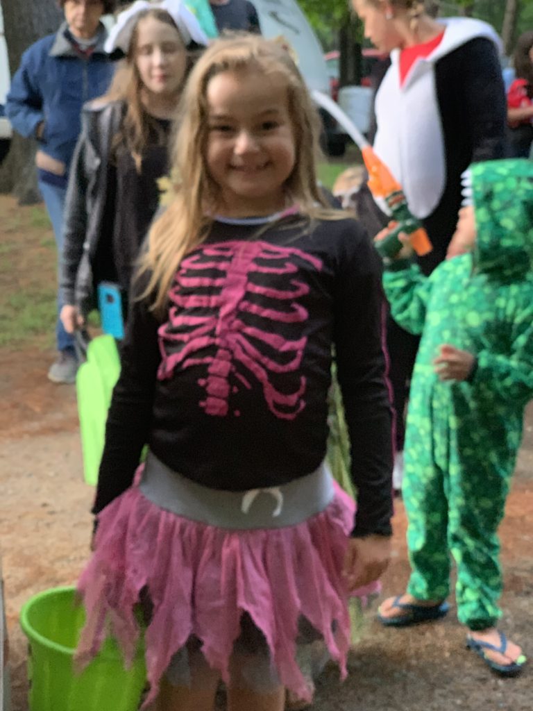 halloween camping costume parade