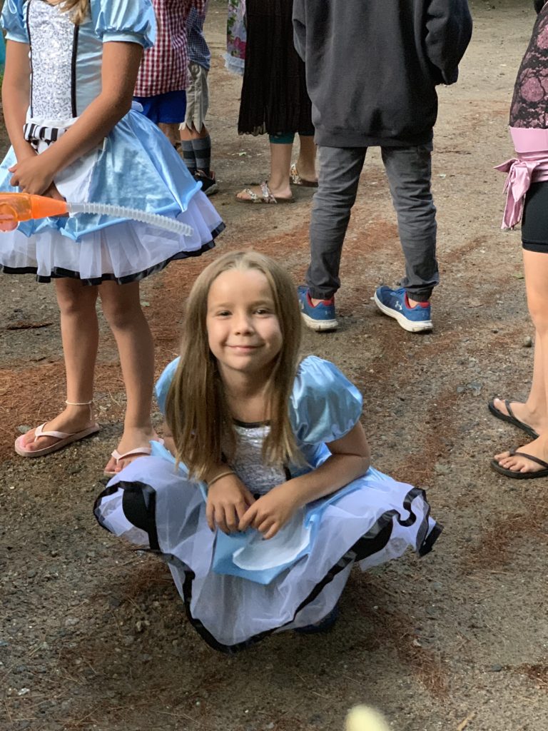 halloween camping costume parade