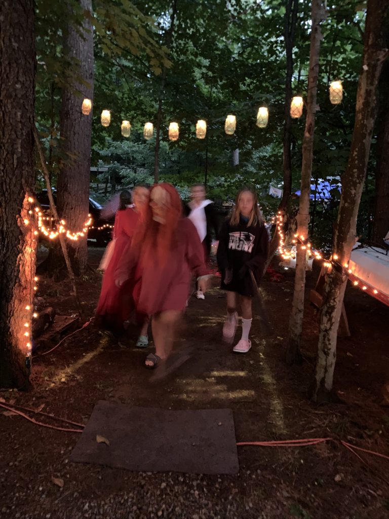 halloween camping trick or treating