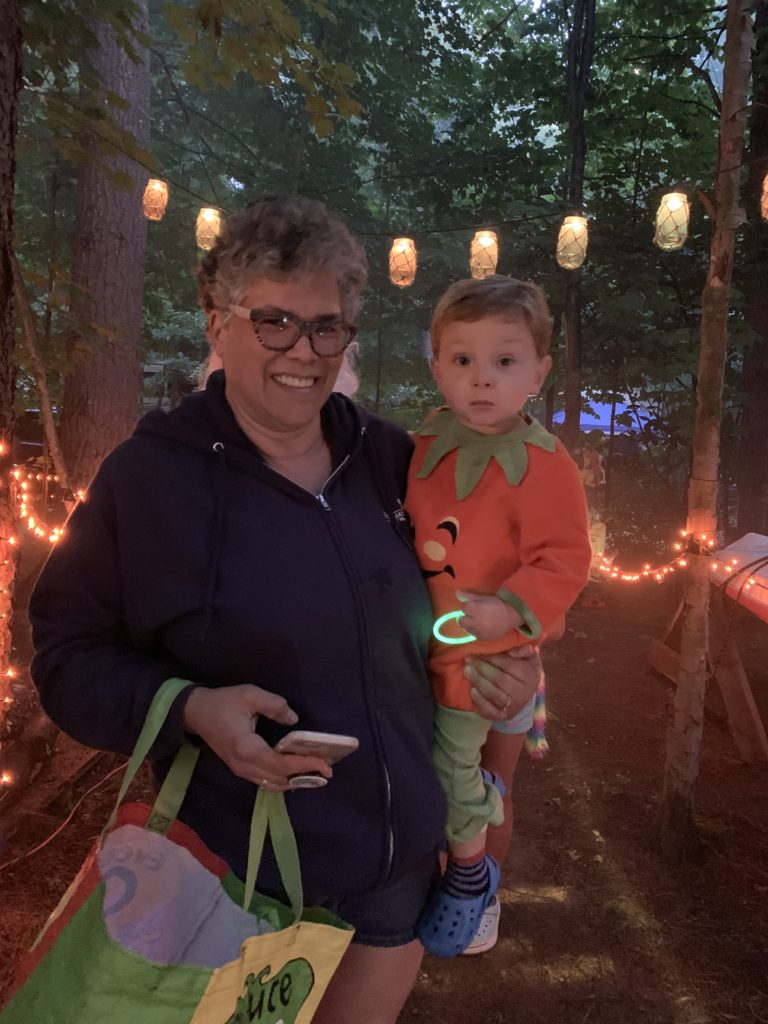 halloween camping trick or treating