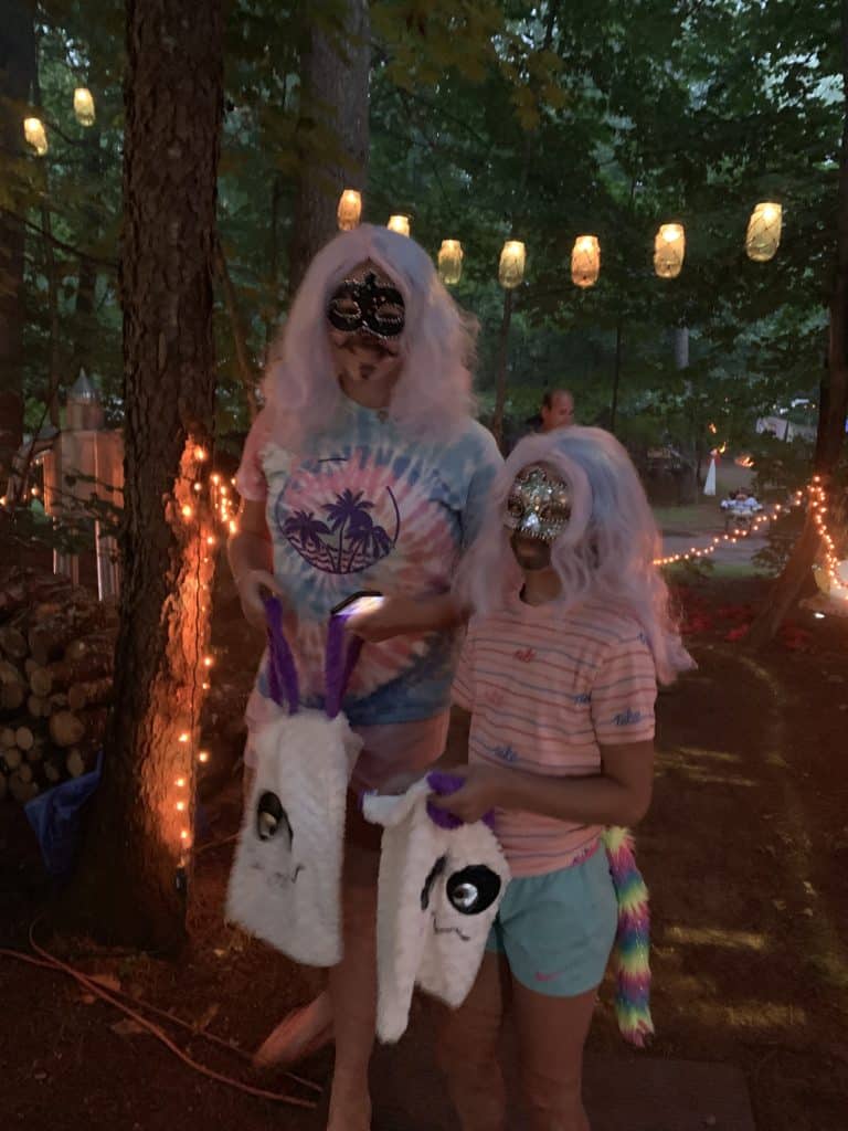 halloween camping trick or treating
