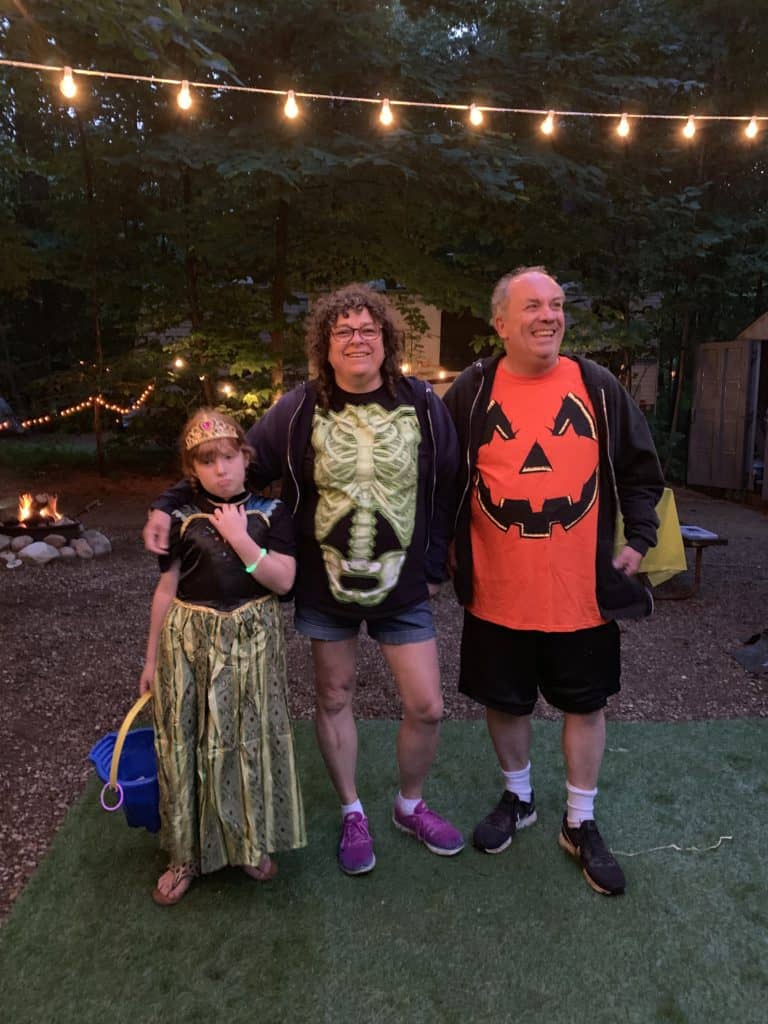 halloween camping trick or treating