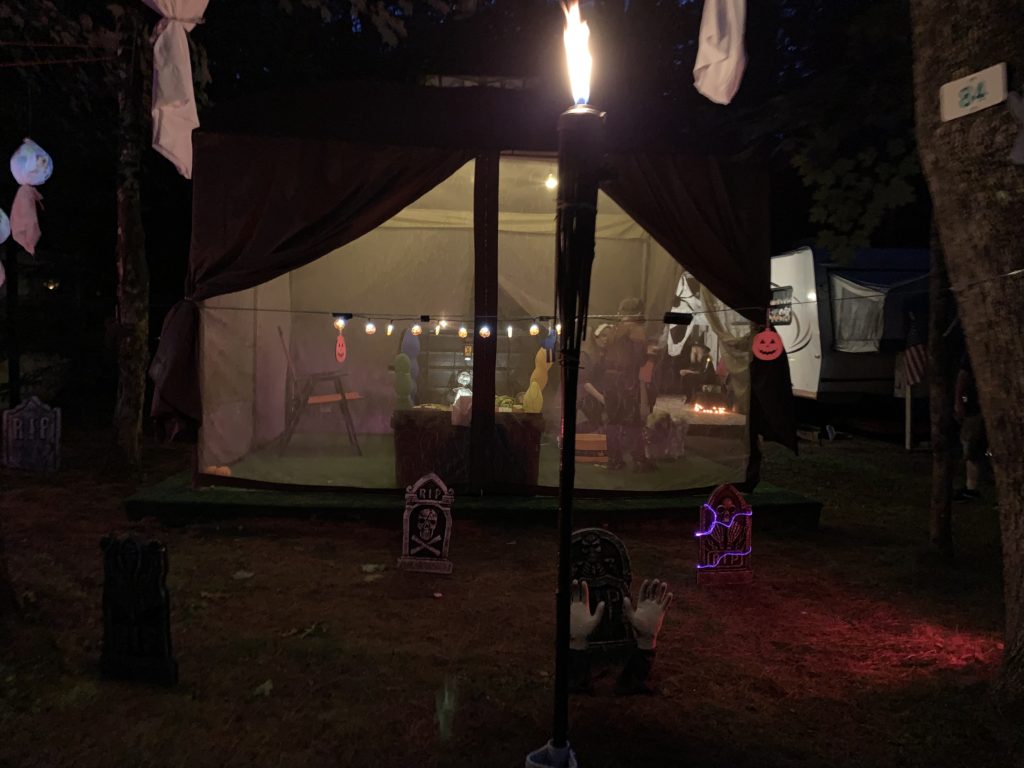 halloween camping