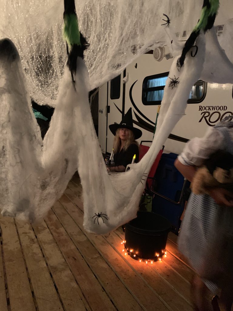 halloween camping