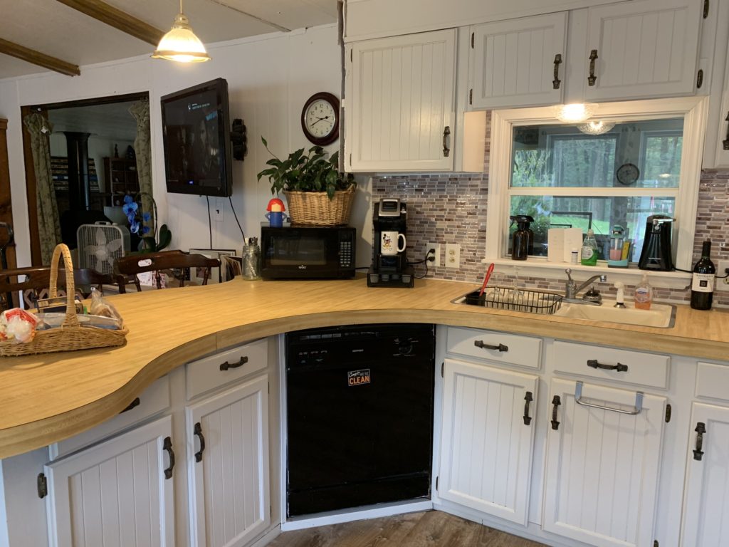 mobile home remodel before and after. 