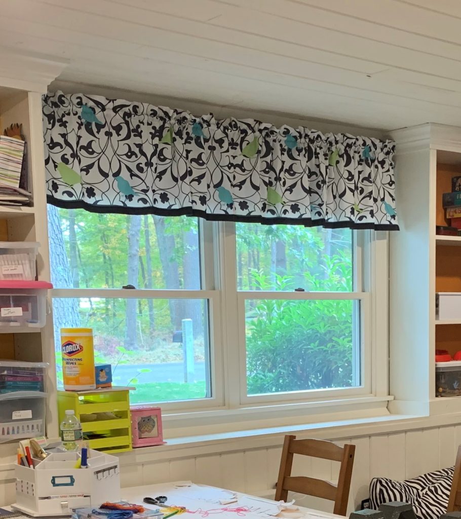 window treatment before remodel