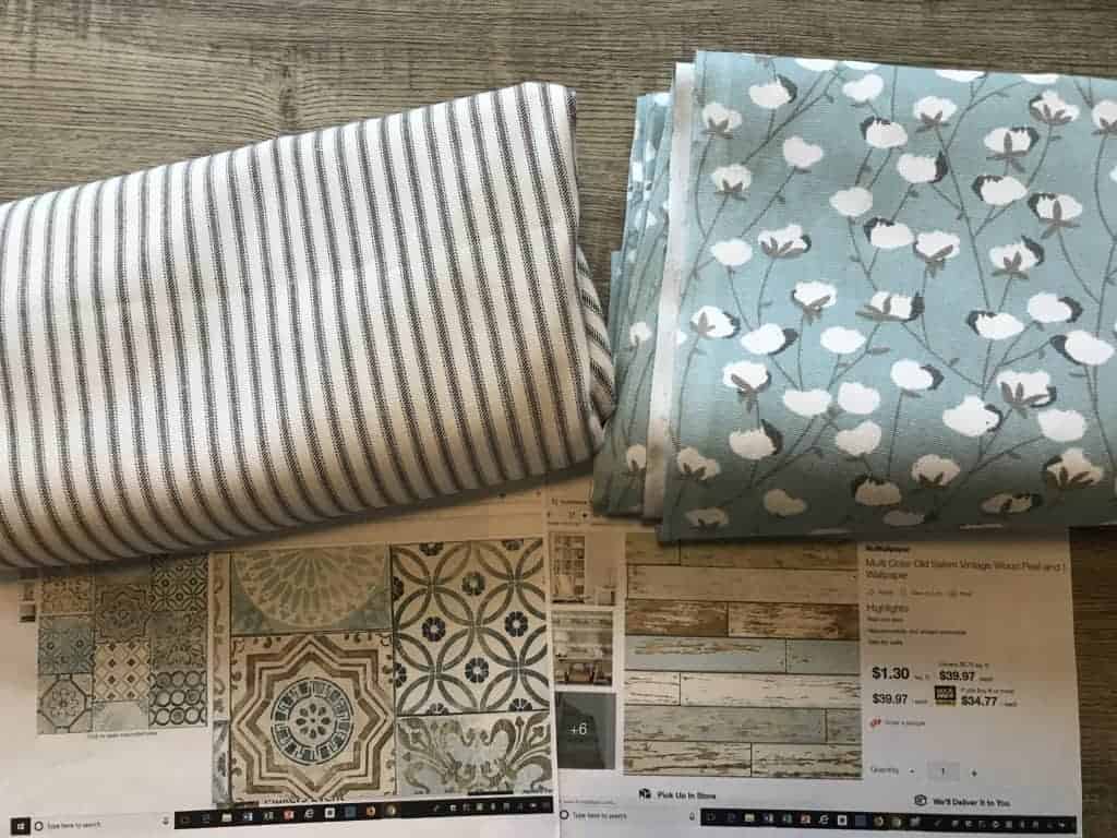 RV Renovation fabric and wallpaper choices