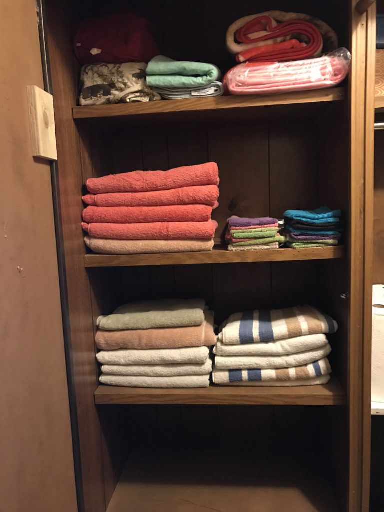 mobile home remodel before and after. before pantry update
