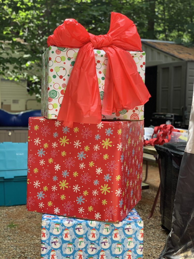 larger than life christmas presents for christmas in july