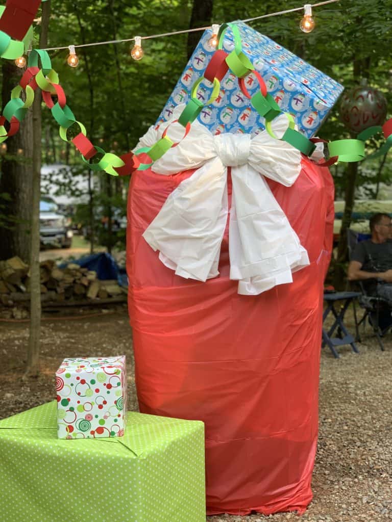santa bag for christmas in july