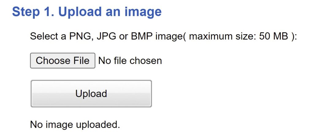 Step one to upload an image on ICO Convert to make your desktop pretty