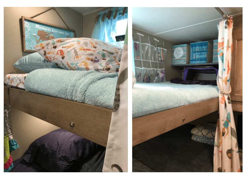 RV reno of the bunk room