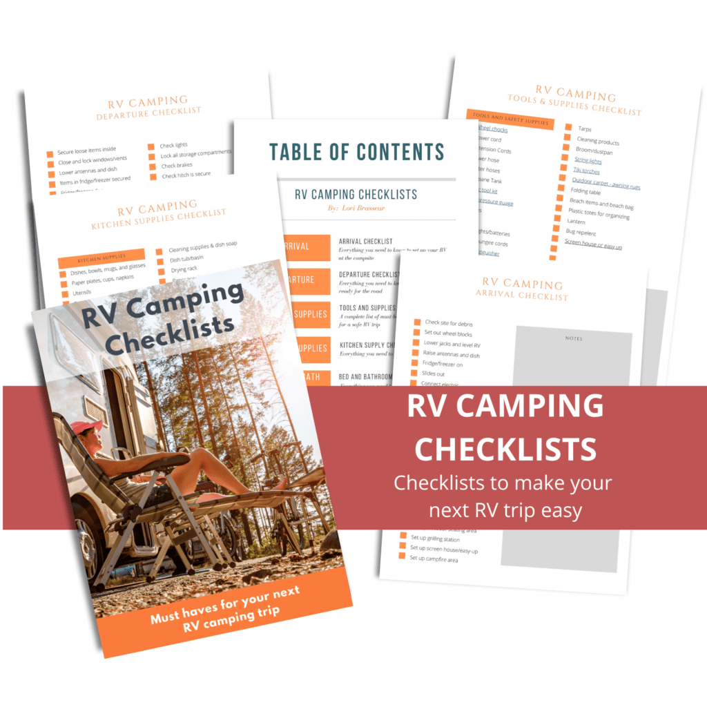 rv camping checklists image